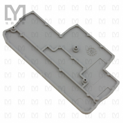 3040096【CONN TERM BLK END PLATE GRAY】
