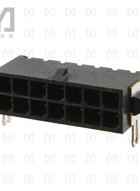 4-794626-4【CONN HEADER SMD R/A 14POS 3MM】