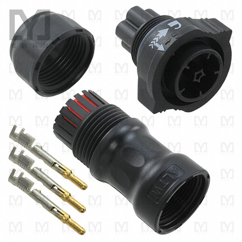 DC-03BFMA-QL8SPP【CONN PLUG MALE 3POS CRIMP】