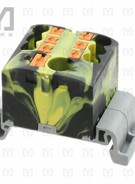 3273218【DISTRIBUTION BLOCK BLACK/YELLOW】