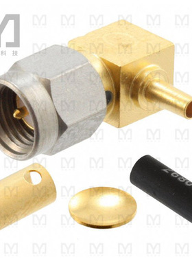 1052067-1【CONN SMA PLUG R/A 50 OHM SOLDER】