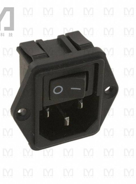 1609112-3【PWR ENT MOD RCPT IEC320-C14 PNL】