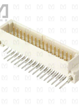 5650978-5【CONN DIN PLUG 48POS PCB RA GOLD】