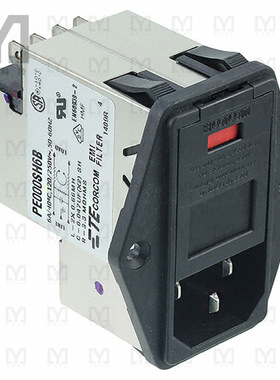 9-6609930-5【PWR ENT MOD RCPT IEC320-C14 PNL】