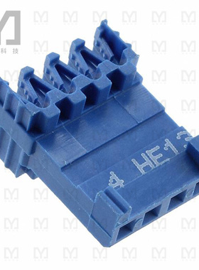 281709-4【CONN PLUG 4POS IDC 24AWG GOLD】