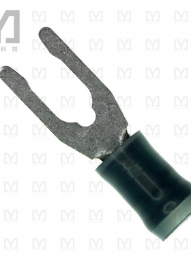 52421-1【CONN SPADE TERM 14-16AWG #8 BLU】