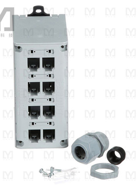 FDME8RG【INDUSTRIALNET 8-PORT DIN RAIL F】