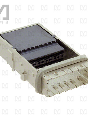 1733590001【CONN CDFP RCPT W/CAGE 140POS R/A】