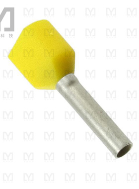 13102010【CONN FERRULE W TYPE 2X18AWG YLW】