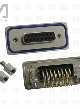 15-000783【CONN D-SUB RCPT 15POS R/A SOLDER】