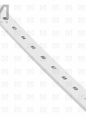 1053014:0061【ZACK STRIP 10-SECTION WHITE】