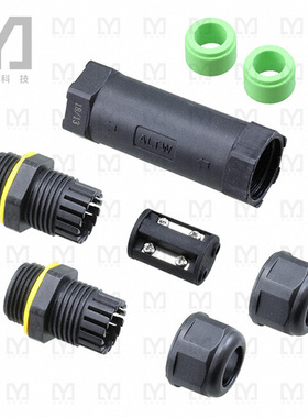 SC-L-UL13-02-GN【CONN CABLE JOINER BLACK/GREEN】