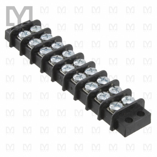 0387700109【CONN BARRIER STRIP 9CIRC 0.375'】