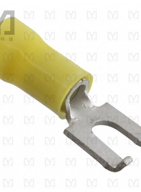 52856-1【CONN SPADE TERM 10-12AWG #10 YEL】