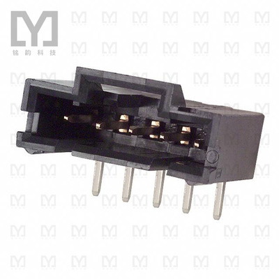 103906-4【CONN HEADER R/A 5POS 2.54MM】