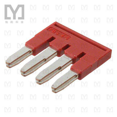 3030187【JUMPER TERM BLK 4POS FLAT PIN】