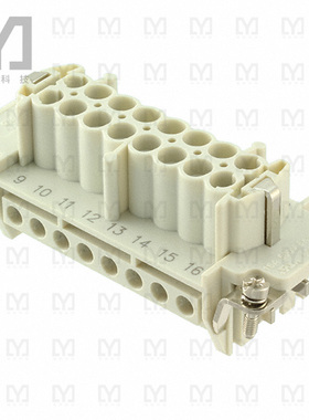 0936010263【16P + PE FEMALE INSERT 16A 500V/】