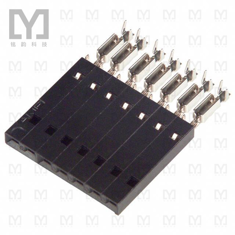 103975-6【CONN RCPT 7POS IDC 22-26AWG GOLD】