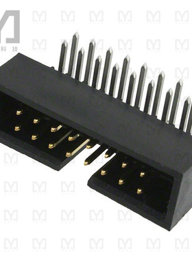 0702471651【CONN HEADER R/A 16POS 2.54MM】