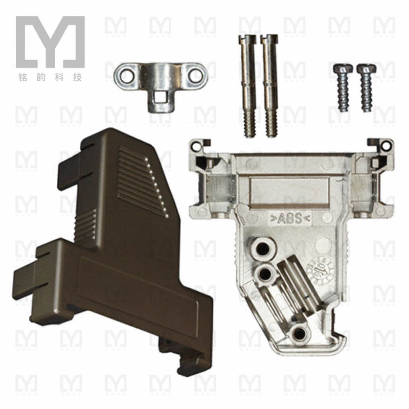 950-009-020R121【CONN BACKSHELL 9P 60DEG SHLD SLV】