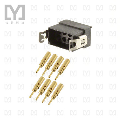 M80-8130805【CONN HEADER 8P CRIMP 22AWG GOLD】