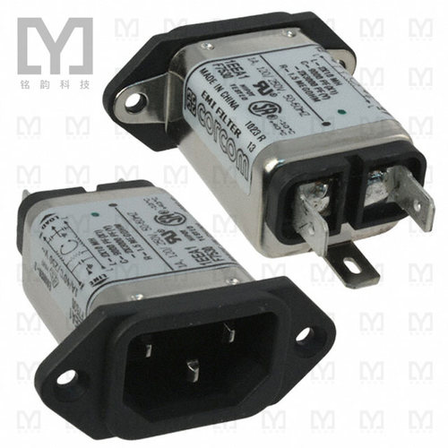 6609000-1【PWR ENT RCPT IEC320-C14 PANEL QC】