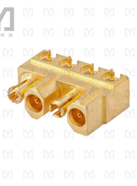 23C21E-40ML5【CONN MINICOAX 4PORT RA 50OHM SMD】