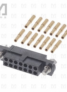 M80-4611405【CONN RCPT 14POS CRIMP 24-28AWG】