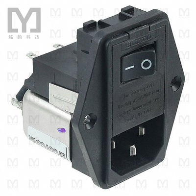 6609122-4【PWR ENT MOD RCPT IEC320-C14 PNL】