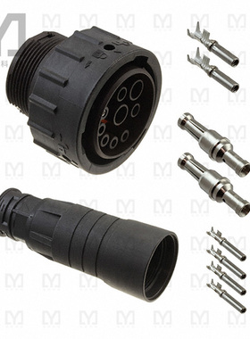 AHDP06-24-91S-BS2-K06X【CONN PLUG FMALE 9PS NICKEL CRIMP】