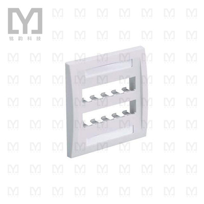 CFPE10EI-2GY【FACEPLATE  10 PORT  DOUBLE GANG 】