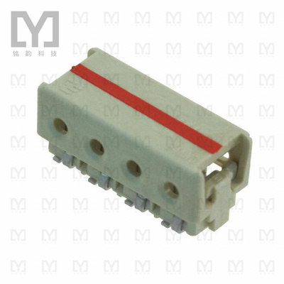 3-2106431-4【CONN WIRE IDC 4POS 24AWG SMD RA】