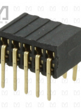 M50-3200545【CONN RCPT 10P 0.05 GOLD PCB R/A】