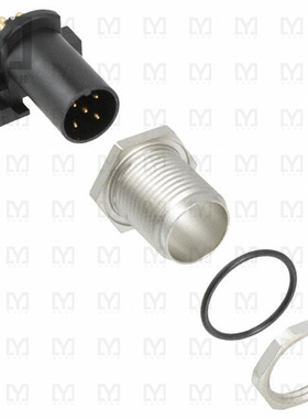 1694224【CONN PLUG MALE 5POS GOLD SOLDER】