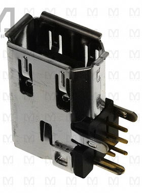 3E106-2220KV【CONN RCPT IEEE 1394 FIREWIRE R/A】