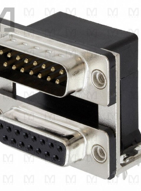 ASUB-277-15TP24【CONN D-SUB PLUG/RCPT 15POS R/A】