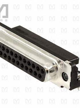 747846-4【CONN D-SUB RCPT 25POS R/A SOLDER】