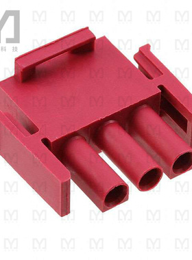 1-350766-2【CONN U-MNL PLUG 3POS 94V-0 RED】
