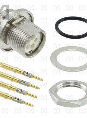 TS2P4M20【CONN RCPT MALE 4POS GOLD】