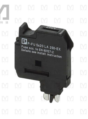 3036836【CONN TERM BLK FUSE PLUG BLACK】