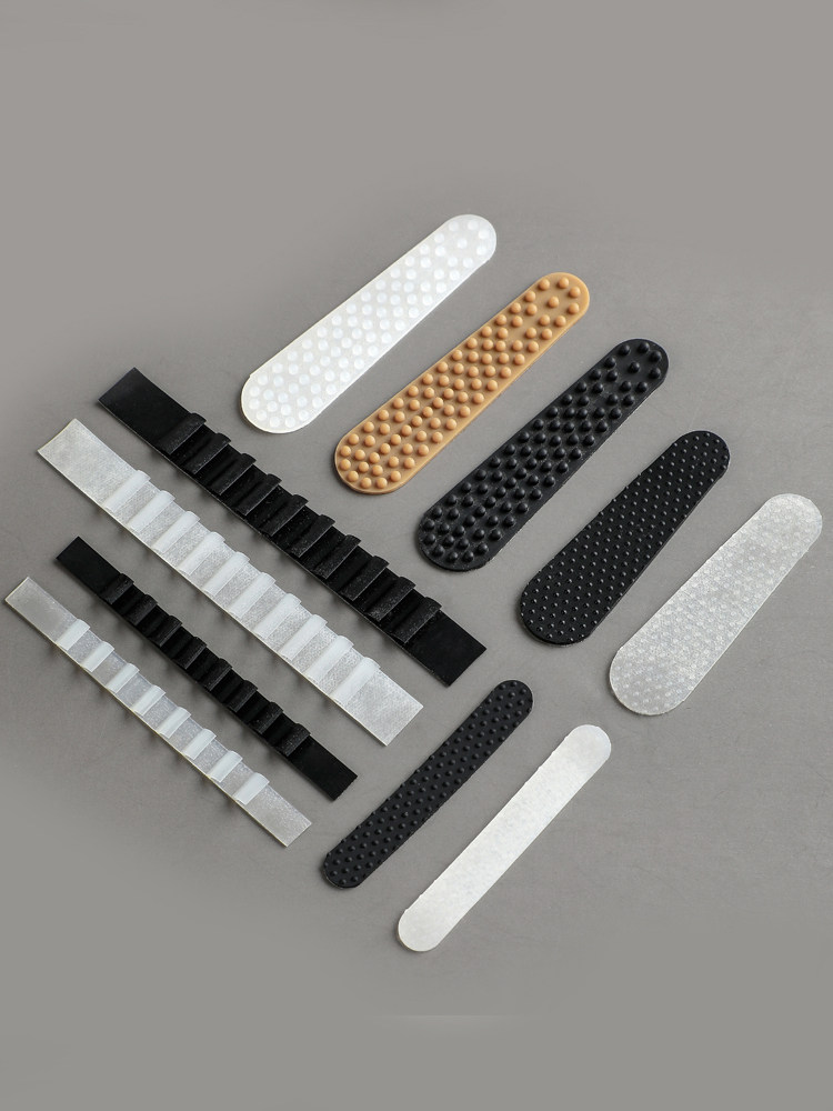 服装店衣架防滑贴木衣架防滑条防滑透明硅胶防滑套塑料衣架防滑垫