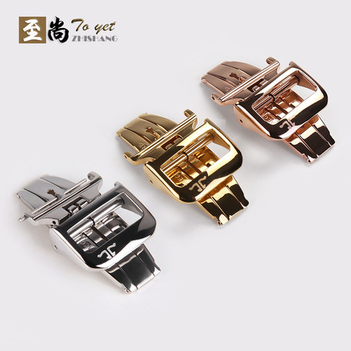 不锈钢积款双拉蝴蝶扣皮带精钢扣