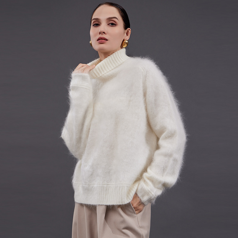 秋冬重磅加厚大克重100%纯山羊绒