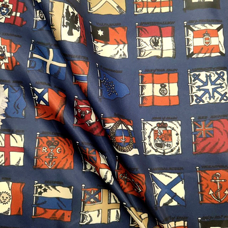 厂家批发涤纶数码印花里布内衬箱