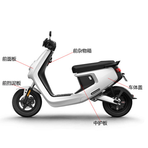 mqi+全套前面板pp件小牛电动车