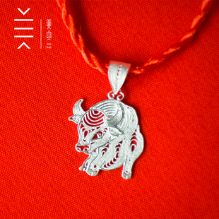 牛｜生肖吊坠 姜央工作室原创出品 十二生肖丑牛项链 中式国风