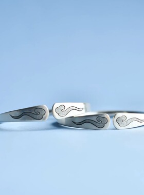 原创品牌姜央纯银宝宝手镯