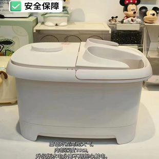 美菱自动加热足浴盆电动家用洗脚足疗机自助按摩深桶泡脚桶器