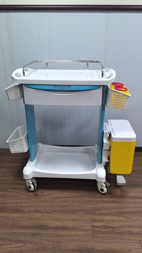 医院用美护理小推车多功能治疗车换药服药输液发药车抢救车急救车