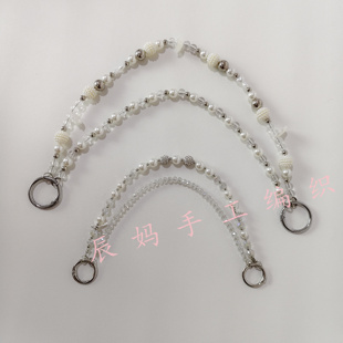 手工钩织毛线包配件钩织海浪包包材料包包挂件diy钩织网格包配件